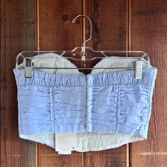 Strapless Corset Crop Top | Zara - Picture 3 of 4